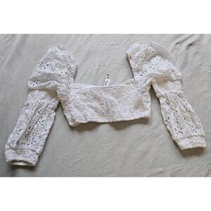 Top, Studio F, S, White